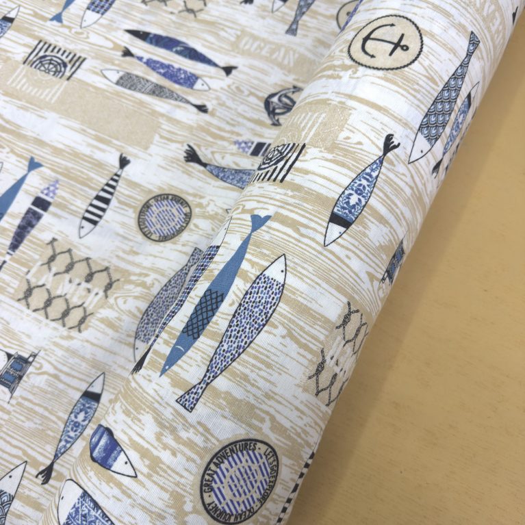 Loneta de 2,80 de ancho- dibujos marineros