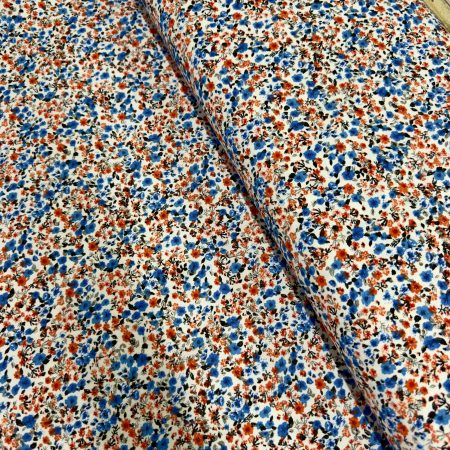 Tela "password" de flores - 100% algodón