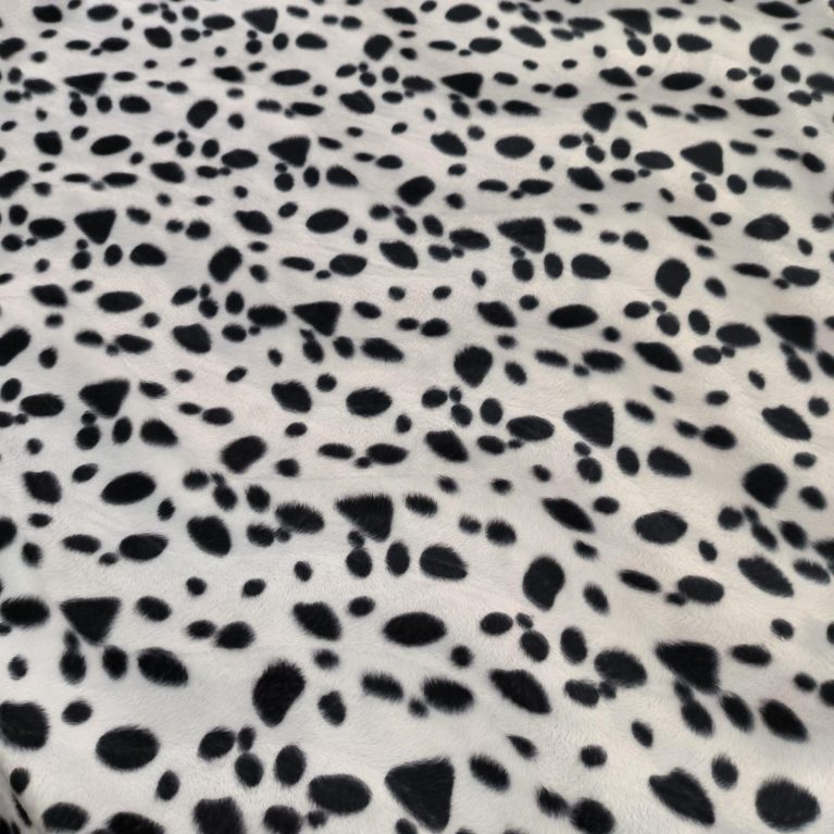 TELA FLOCADA ANIMAL PRINT - DÁLMATA